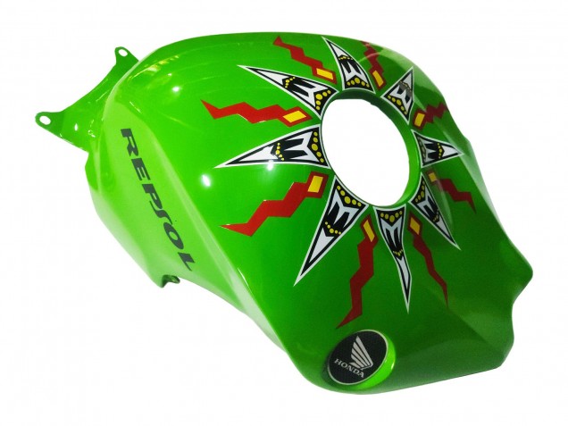 Carenagens Moto Honda CBR1000RR 2008-2011 - Verde Laranja Preto Brilhante Rossi Michelin 46
