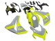 Carenagens Moto Honda CBR1000RR 2008-2011 - Nardo Cinzento Verde Fluorescente
