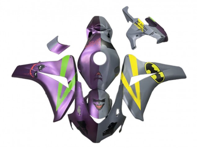 Carenagens Moto Honda CBR1000RR 2008-2011 - Roxo Verde Cinzento Amarelo