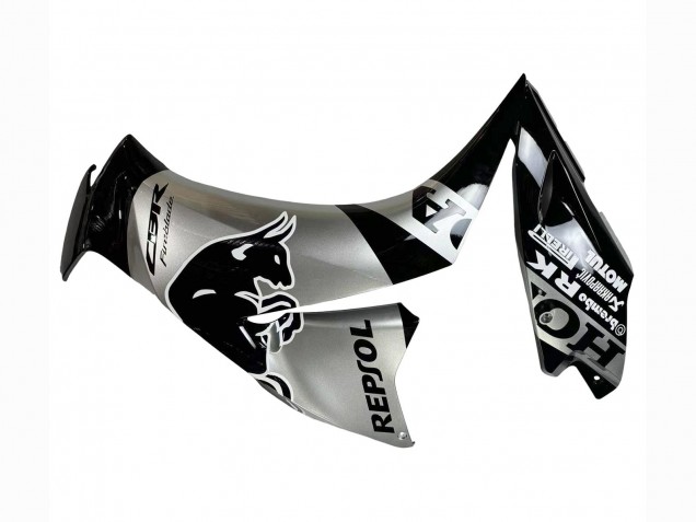 Carenagens Moto Honda CBR1000RR 2012-2016 - Prata Preto Brilhante Repsol Red Bull