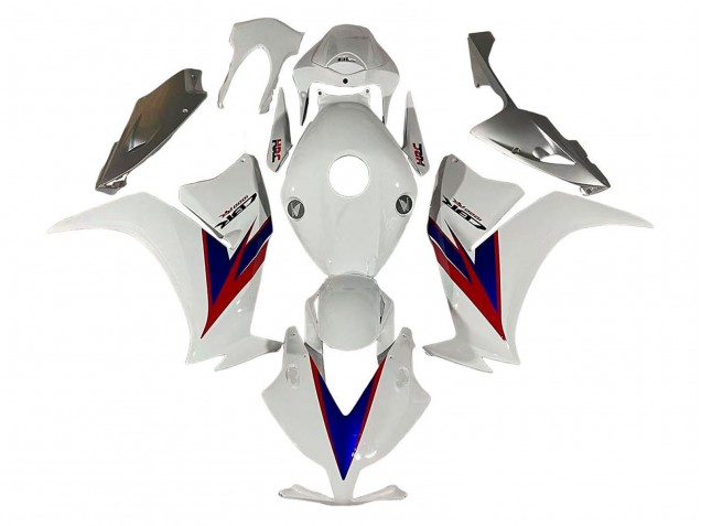 Carenagens Moto Honda CBR1000RR 2012-2016 - Branco Vermelho Azul HRC