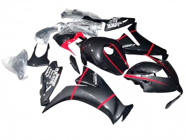 Carenagens Moto Honda CBR1000RR 2012-2016 - Preto Fibra de Carbono Vermelho