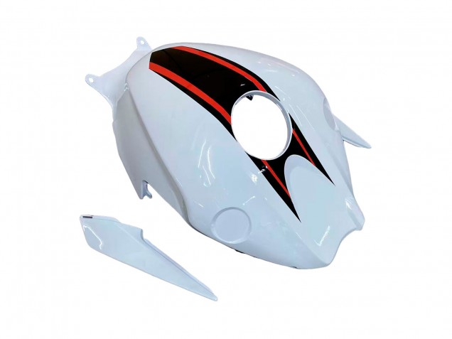 Carenagens Moto Honda CBR1000RR 2012-2016 - Branco Preto Brilhante