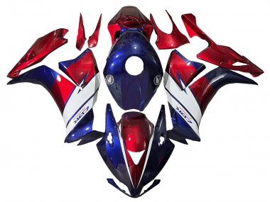 Carenagens Moto Honda CBR1000RR 2012-2016 - Vermelho Azul Branco Fireblade