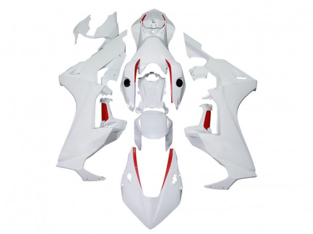 Carenagens Moto Honda CBR1000RR 2017-2023 - Branco Vermelho Linha