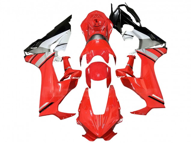 Carenagens Moto Honda CBR1000RR 2017-2023 - Vermelho Prata Branco Preto