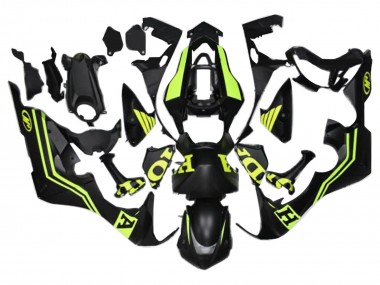Carenagens Moto Honda CBR1000RR 2017-2023 - Preto Fosco Amarelo