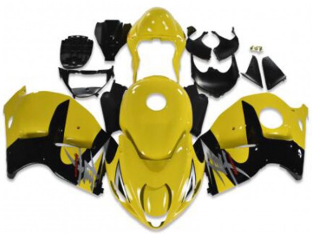 Carenagens Moto Suzuki GSXR 1300 Hayabusa 1996-2007 - Amarelo Preto Prata Vermelho