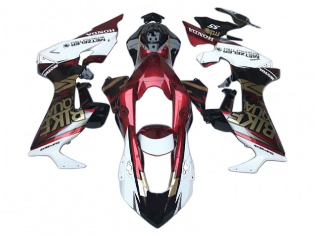 Kits Carenagens Moto Honda CBR1000RR 2017-2023 - Branco Vermelho Preto