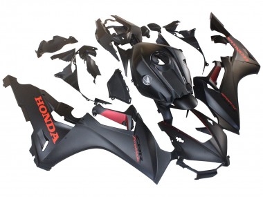 Carenagens Moto Honda CBR1000RR 2017-2023 - Cinzento Fosco Vermelho