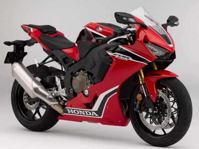 Carenagens Moto Honda CBR1000RR 2017-2023 - Vermelho Branco Preto