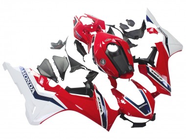 Carenagens Moto Honda CBR1000RR 2017-2023 - Branco Vermelho Azul Escuro Fireblade