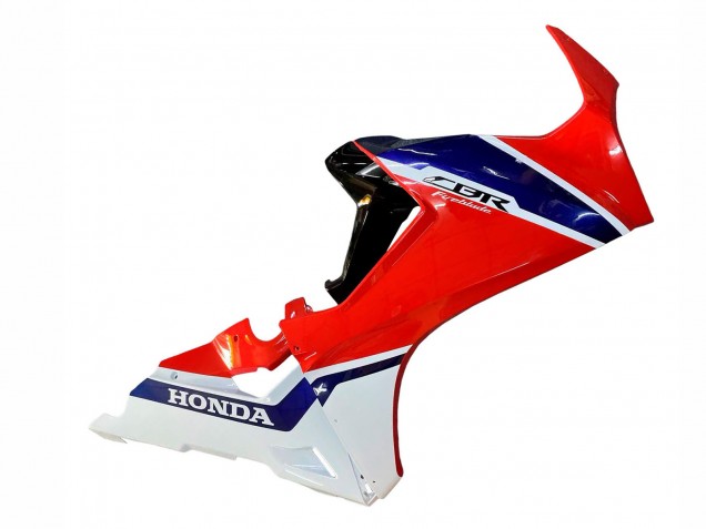 Kits Carenagem Moto Honda CBR1000RR 2017-2023 - Branco Vermelho Azul