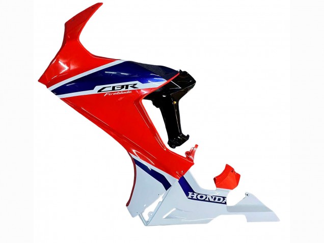 Kits Carenagem Moto Honda CBR1000RR 2017-2023 - Branco Vermelho Azul