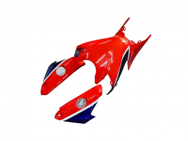 Kits Carenagem Moto Honda CBR1000RR 2017-2023 - Branco Vermelho Azul