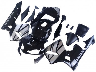 Carenagens Moto Honda CBR600RR 2003-2004 - Prata Preto Brilhante