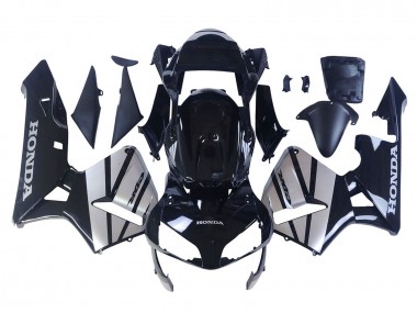 Carenagens Moto Honda CBR600RR 2003-2004 - Prata Preto Brilhante