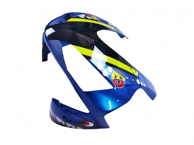 Carenagens Moto Honda CBR600RR 2003-2004 - Azul Amarelo Néon Preto Brilhante Tubarão