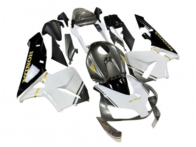 Carenagens Moto Honda CBR600RR 2003-2004 - Branco Amarelo Cinzento Preto