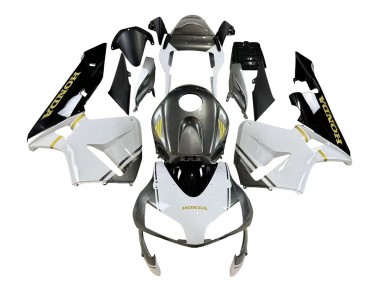 Carenagens Moto Honda CBR600RR 2003-2004 - Branco Amarelo Cinzento Preto