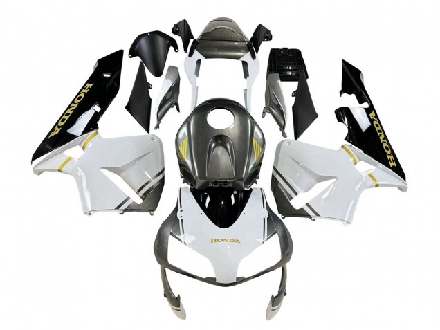 Carenagens Moto Honda CBR600RR 2003-2004 - Branco Amarelo Cinzento Preto
