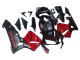 Carenagens Moto Honda CBR600RR 2003-2004 - Vermelho Preto Brilhante Preto Fosco