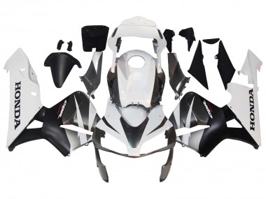 Carenagens Moto Honda CBR600RR 2003-2004 - Branco Preto Fosco Corrida