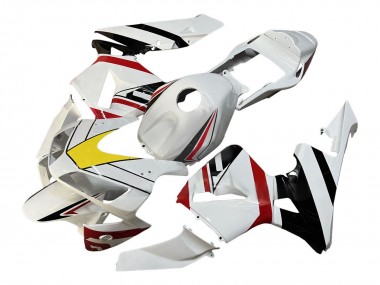 Carenagens Moto Honda CBR600RR 2003-2004 - Branco Vermelho Amarelo Preto