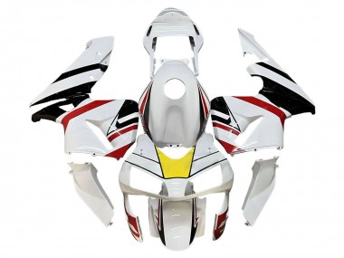 Carenagens Moto Honda CBR600RR 2003-2004 - Branco Vermelho Amarelo Preto