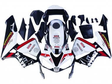 Carenagens Moto Honda CBR600RR 2003-2004 - Branco Vermelho Preto Brilhante DENSO Rimont