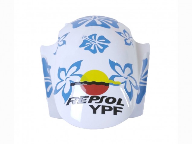 Carenagens Moto Honda CBR600RR 2003-2004 - Branco Azul Vermelho Nastro Azzurro 46