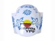 Carenagens Moto Honda CBR600RR 2003-2004 - Branco Azul Vermelho Nastro Azzurro 46