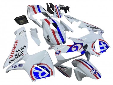 Carenagens Moto Honda CBR600RR 2003-2004 - Branco Vermelho Azul