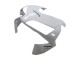 Carenagem Moto Honda CBR600RR 2003-2004 - Prata Branco