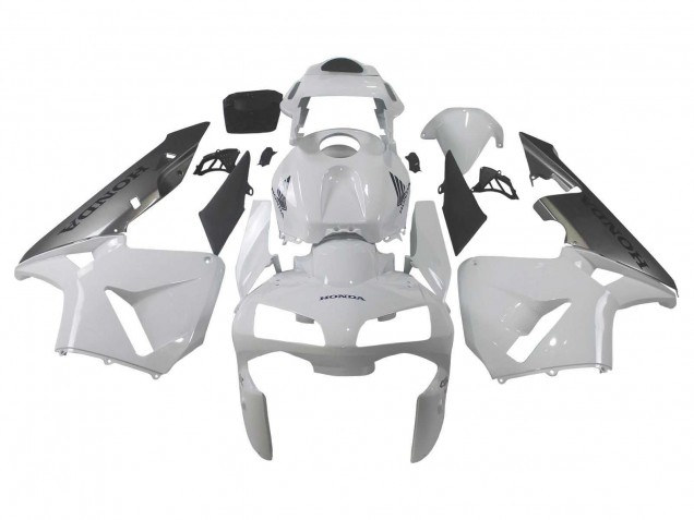 Carenagem Moto Honda CBR600RR 2003-2004 - Prata Branco
