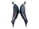 Carenagem Moto Honda CBR600RR 2007-2008 - Preto Fosco Branco Repsol