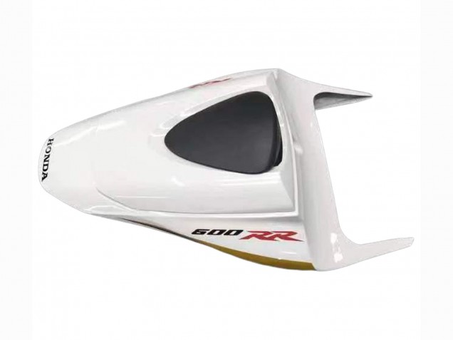 Carenagem Moto Honda CBR600RR 2007-2008 - Branco Ouro Preto Brilhante Playboy