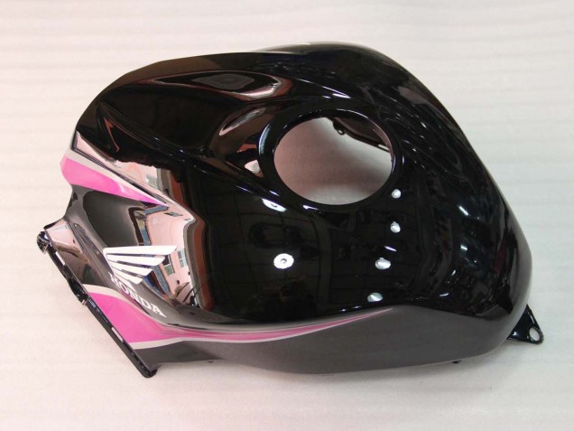Carenagens Moto Honda CBR600RR 2007-2008 - Rosa Preto Brilhante Corrida