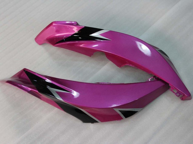 Carenagens Moto Honda CBR600RR 2007-2008 - Rosa Preto Brilhante Corrida