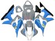 Carenagens Moto Honda CBR600RR 2007-2008 - Nardo Cinzento Azul Branco Preto Brilhante