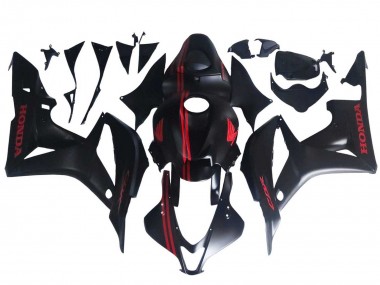 Carenagens Moto Honda CBR600RR 2007-2008 - Preto Fosco Vermelho