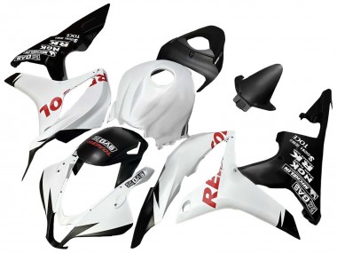 Carenagens Moto Honda CBR600RR 2007-2008 - Branco Preto Fosco Vermelho Repsol