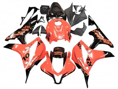 Carenagens Moto Honda CBR600RR 2007-2008 - Laranja Preto Brilhante Repsol