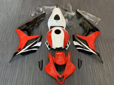 Kits Carenagem Moto Honda CBR600RR 2007-2008 - Branco Vermelho Preto Brilhante