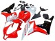 Carenagem Moto Honda CBR600RR 2007-2008 - Branco Vermelho Preto Brilhante