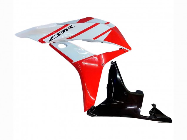 Carenagem Moto Honda CBR600RR 2007-2008 - Branco Vermelho Preto Brilhante