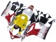 Carenagens Moto Honda CBR600RR 2007-2008 - Branco Amarelo Vermelho Repsol HRC