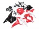 Kits Carenagem Moto Honda CBR600RR 2009-2012 - Branco Vermelho Preto Brilhante