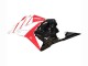 Kits Carenagem Moto Honda CBR600RR 2009-2012 - Branco Vermelho Preto Brilhante