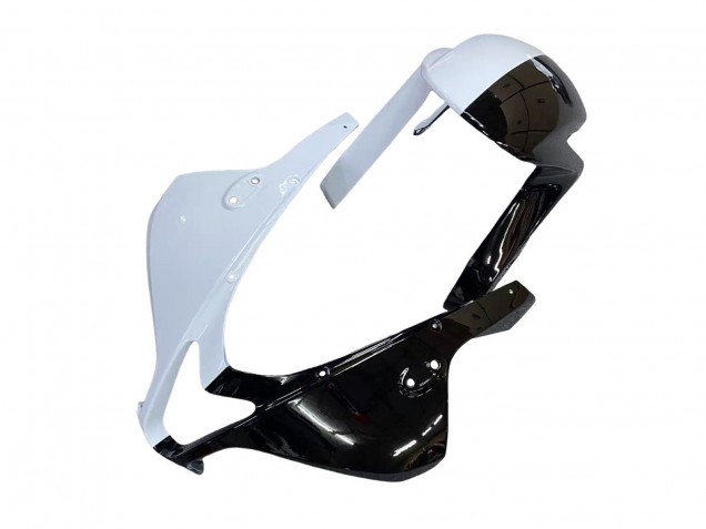 Carenagens Moto Honda CBR600RR 2009-2012 - Branco Cherry Blossom Preto Brilhante